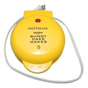 Mymini Bundt Cake Maker Nostalgia Fast Bake Small Party Charcuterie Non Stick